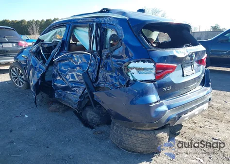 2019 BMW X3 xDrive30I z USA, uszkodzony, nr VIN 5UXTR9C53KLE16609